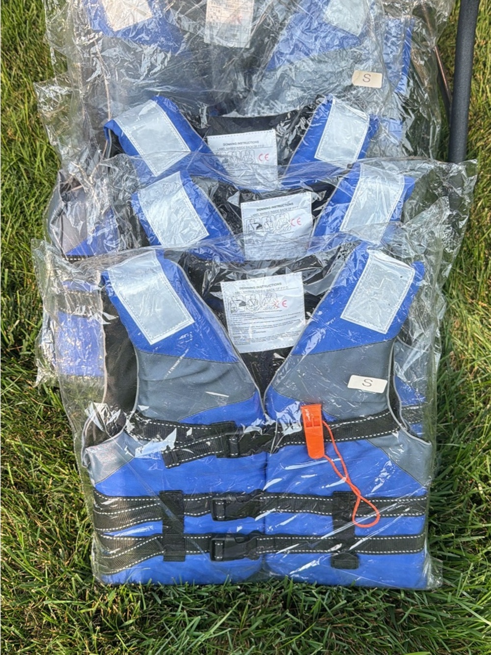 Blue Kids One-Piece Life Jacket - Small